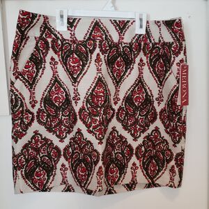 Merona cotton skirt, lined. Size 14